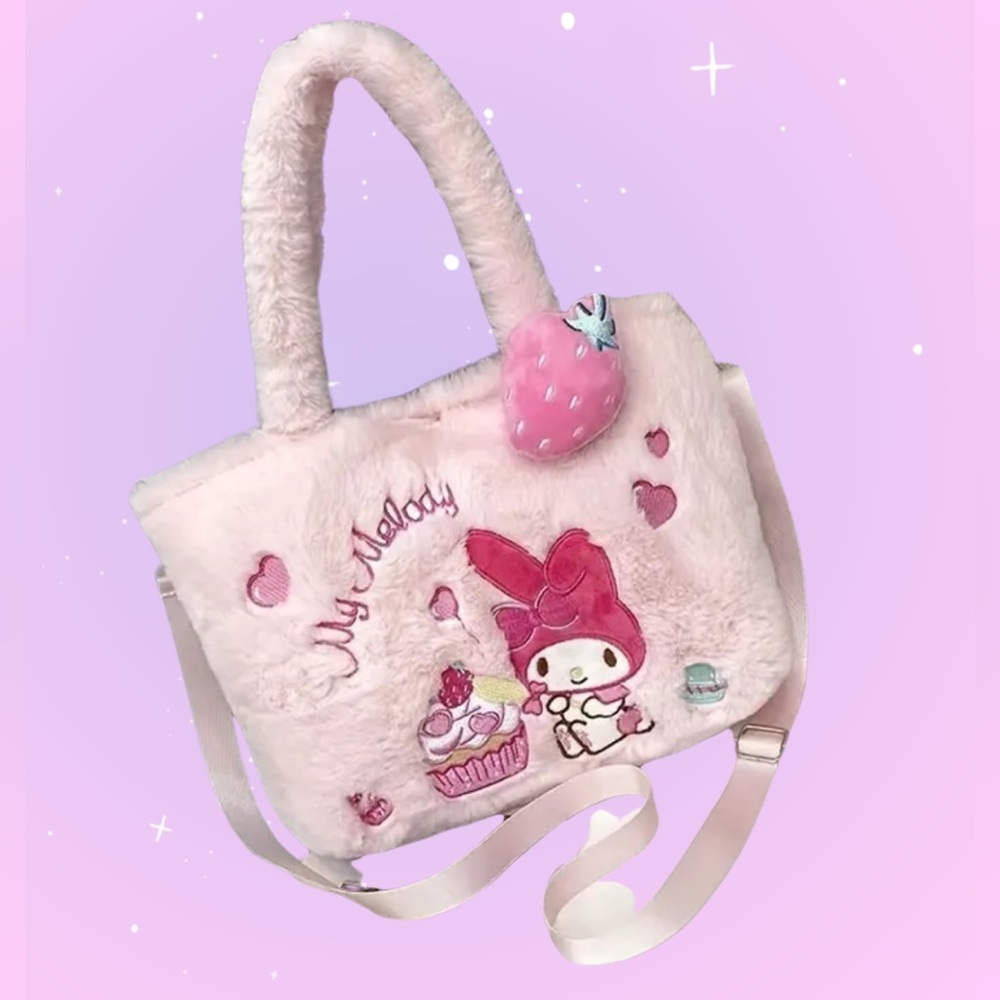 NWT! My Melody Plush Tote Bag